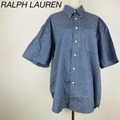 Ralph Lauren ラルフローレン 半袖チェックシャツ XL