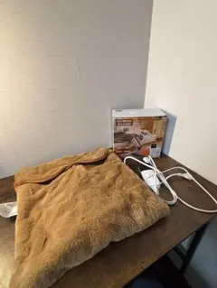 ブラウン 電気毛布 フリース 70cm