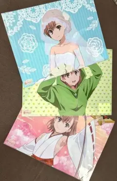 ポスター　とある科学の超電磁砲　御坂美琴　ゲコ太　クリアポスター
