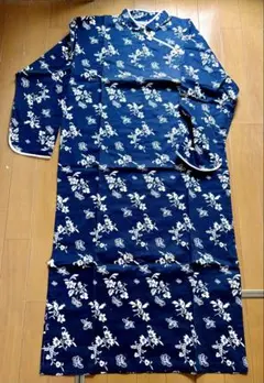 COSIMO チャイナ風 パジャマ ネイビー 花柄　長期保管　未使用　日本製