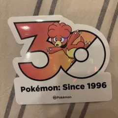 0514 バオッキー ポケモン 30周年 メガフェスタ ホログラム ステッカー