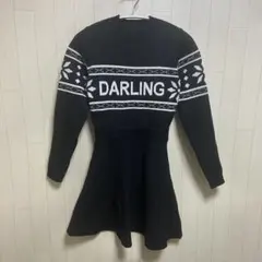 Darich（ダーリッチ） スノーモチーフフレアワンピース