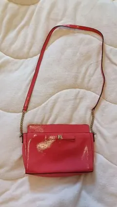 ケイトスペード　ローズピンク リボン ショルダーバッグ