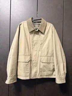 ユニクロ　ユーティリティショートブルゾン　ブラウン　Lサイズ
