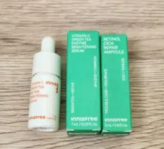 innisfree ビタCグリンティー & レチノール美容液セット