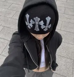 稀少)【ミンジちゃん着用】Supreme God 神 Beanie 黒 - メルカリ