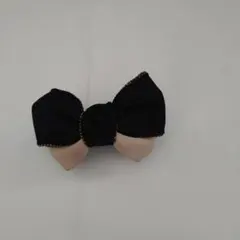 リボン バナナクリップ 2点セット ヘアアクセサリー