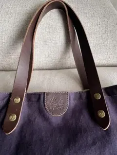 イルビゾンテLBISONTE パープル トートバッグ