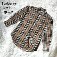美品✨Burberry 長袖シャツ ノバチェック シャドーホース Sサイズのサムネイル