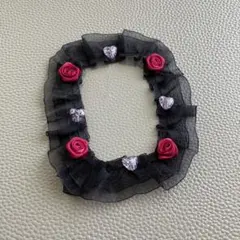 【匿名配送】 B8サイズ 硬質ケース 薔薇 パーツデコ レッド