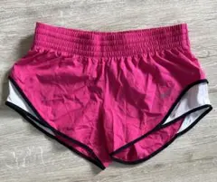ピンク ショートパンツ メッシュサイド レディースMサイズ