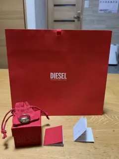 DIESEL ロゴリング us8号　付属品付き、保証書付き)