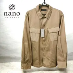 ナノユニバース nano universe ミリタリーシャツ シャツジャケット