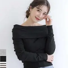 【新品タグ付き】coca オフショル ニット Mサイズ