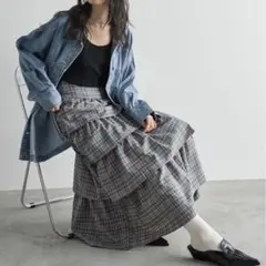 THE YOn ロングスカート