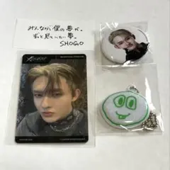 INI 田島将吾 XQUARE ミニ缶バッジ キーホルダー W会員トレカ 落下物