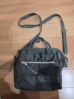 anello グリーン ガマクチショルダーバッグ