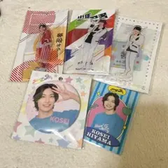 少年忍者 檜山光成 アクスタ プロフィールカード 缶バッチ