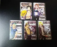 ONE PIECEカード（ルフィ、ナミ、サンジ等）JUMP FAIR 2001