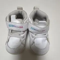CONVERSE ベビーシューズ ホワイト/ピンク
