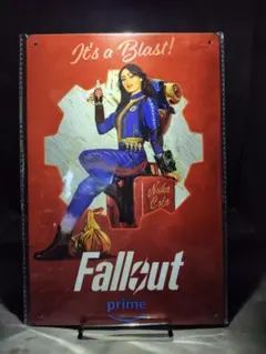 ブリキ看板　Fallout Prime インテリア