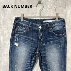 BACK NUMBER スキニーデニム　シンプル　カジュアル　綺麗め　ダメージ