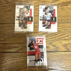 荒木彩花 小島満菜美 北窓絢音 バレーボールツインウエハースカード2026