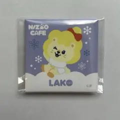 NiziU NIZOO CAFE ラコ マコ スクエア缶バッジ 缶バッチ