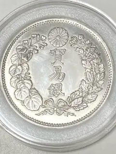 NGC-XF グレード 洗浄 新一圓銀貨（大型） 明治19年（1886） - メルカリ
