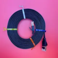 Senetem LANケーブル 3m CAT7 高速 爪折れ防止 (中古美品）のサムネイル