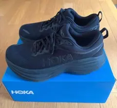 【美品】＜HOKA ONE ONE ＞ ボンダイ 8 ブラック/スニーカー