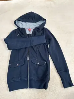 Puma ブラックジップアップパーカー USサイズXS Mサイズ相当