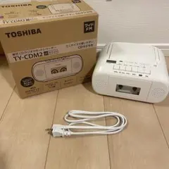 TOSHIBA CDラジオ TY-C301 ホワイト - メルカリ