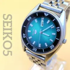 SEIKO5 セイコー5 7S26 グリーン文字盤 メンズ 自動巻 稼働品
