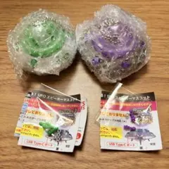 2☆ 2点セット　フィギュアが乗れる！ UFO スピーカーマスコット