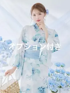 浴衣 セパレートタイプ クラシカルローズブルー sugar - メルカリ