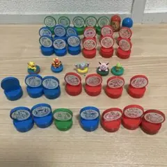 【超希少90年代】フィギュアスタンプ5個とポケモンスタンプ33個の計38個まとめ