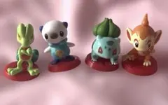 ポケモン　チョコエッグ　旅立ちの3匹　キモリ、ミジュマル、フシギダネ、ヒコザル