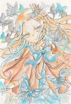 手描き　オリジナル　イラスト【＊蝶々＊】