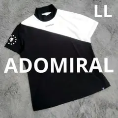 アドミラル♡モックネック 半袖*シャツ*LL 　ゴルフ テニス スポーツ