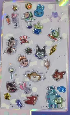 ボンボンドロップシール　お裾分け♪ズートピア　モンスターズインク　ヴィランズバズ