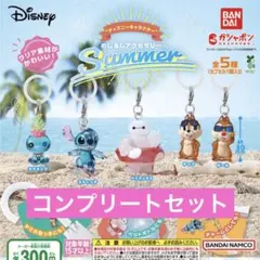 ディズニーキャラクター めじるしアクセサリー SUMMER ガチャ コンプ