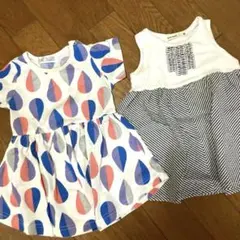 80㎝　女の子　ワンピース　まとめ売りのサムネイル