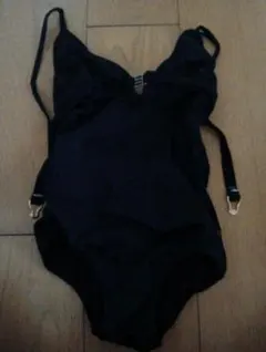 ブラック ワンピース水着 調整可能ストラップ