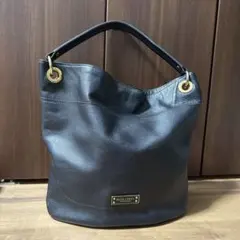 ブルーレーベルクレストブリッジ　レザー　トートバッグ　ワンショルダー　チェック