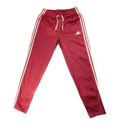 adidas バーガンディー トラックパンツ L