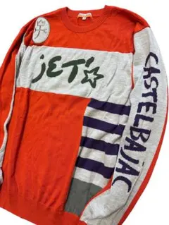 新作 近年デザイン！新品同様！カステルバジャック 家紋 ニットセーター 46