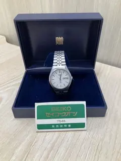 【当時物ケース・説明書付】セイコー タイプ2 クォーツ 7546-7100 不動 2026年最新】seiko 7546-7100の人気アイテム - メルカリ