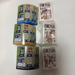 ワンピース ベースショップ 豆ガシャ本 ガチャ 全5種 フルコンプ 6-10