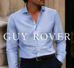 【新品未使用】GUY ROVER ギローバー ホリゾンタルカラーシャツ Sのサムネイル